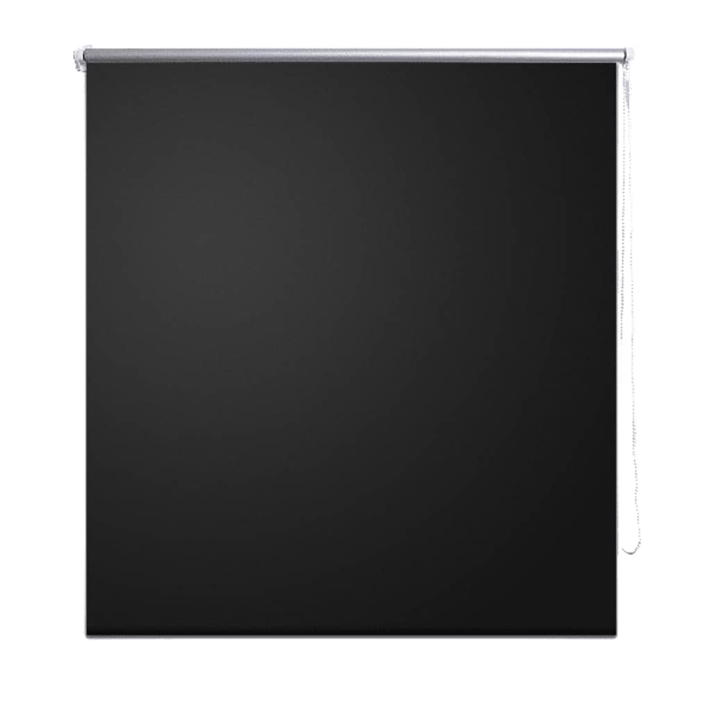 Rolgordijn verduisterend 124,4 x 230 cm stofbreedte 120 cm zwart is nu te koop bij PeponiXL, paradijselijk wonen!