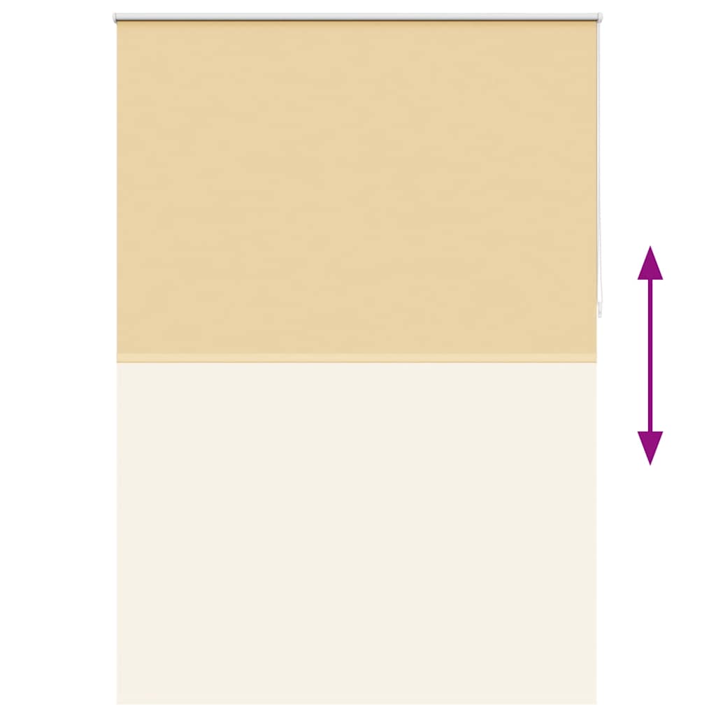 Rolgordijn verduisterend 144,4 x 230 cm stofbreedte 140 cm beige is nu te koop bij PeponiXL, paradijselijk wonen!