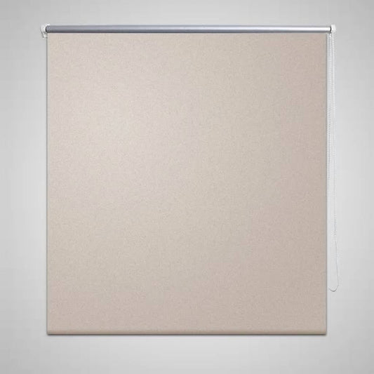 Rolgordijn verduisterend 144,4 x 230 cm stofbreedte 140 cm beige is nu te koop bij PeponiXL, paradijselijk wonen!