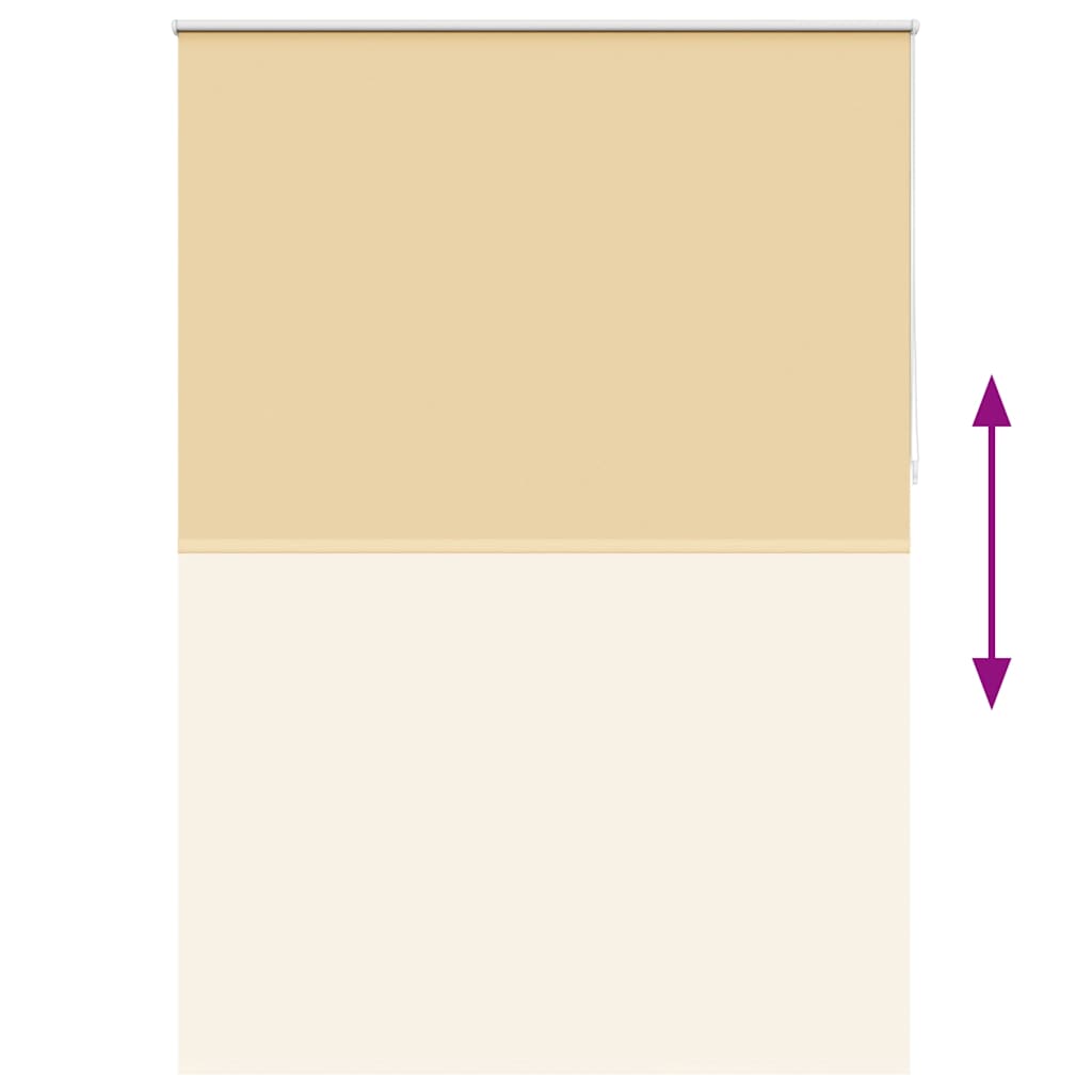 Rolgordijn verduisterend 164,4 x 230 cm stofbreedte 160 cm beige is nu te koop bij PeponiXL, paradijselijk wonen!