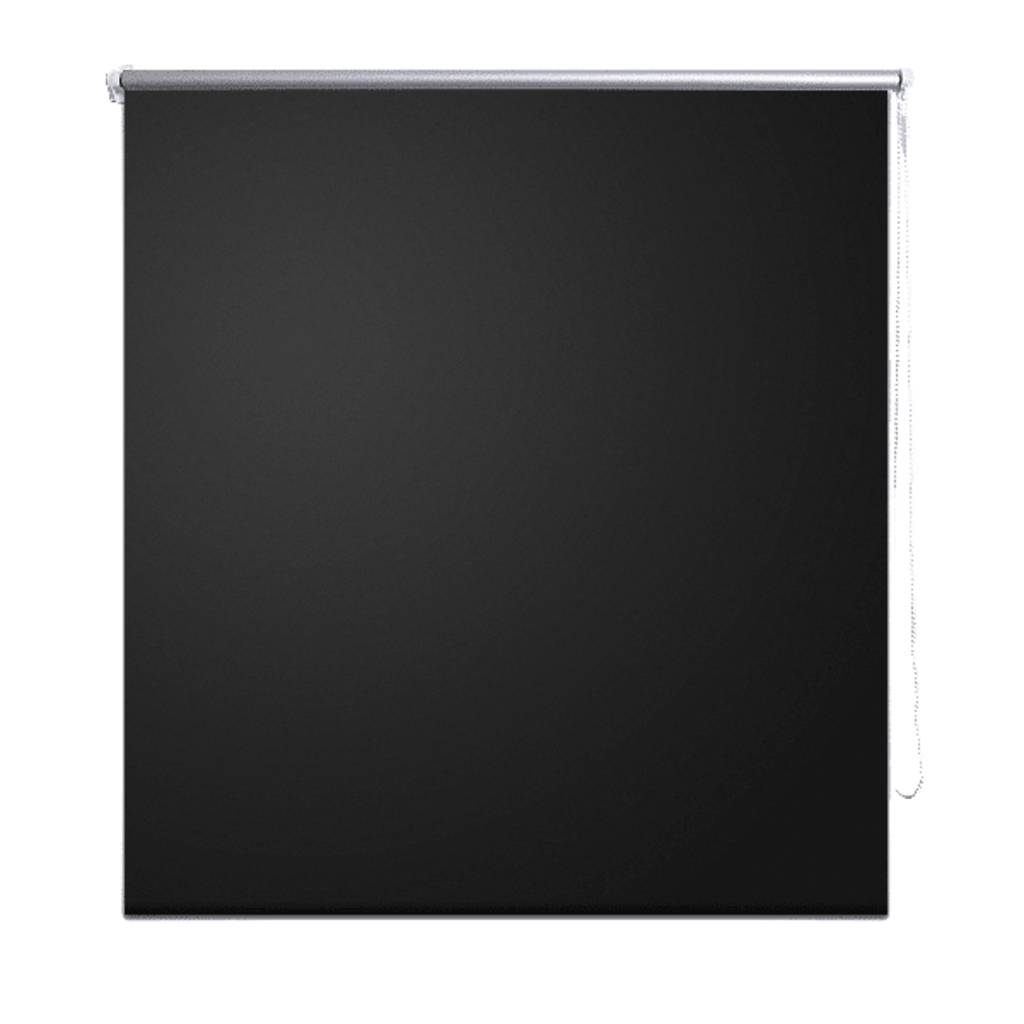 Rolgordijn verduisterend 164,4 x 230 cm stofbreedte 160 cm zwart is nu te koop bij PeponiXL, paradijselijk wonen!
