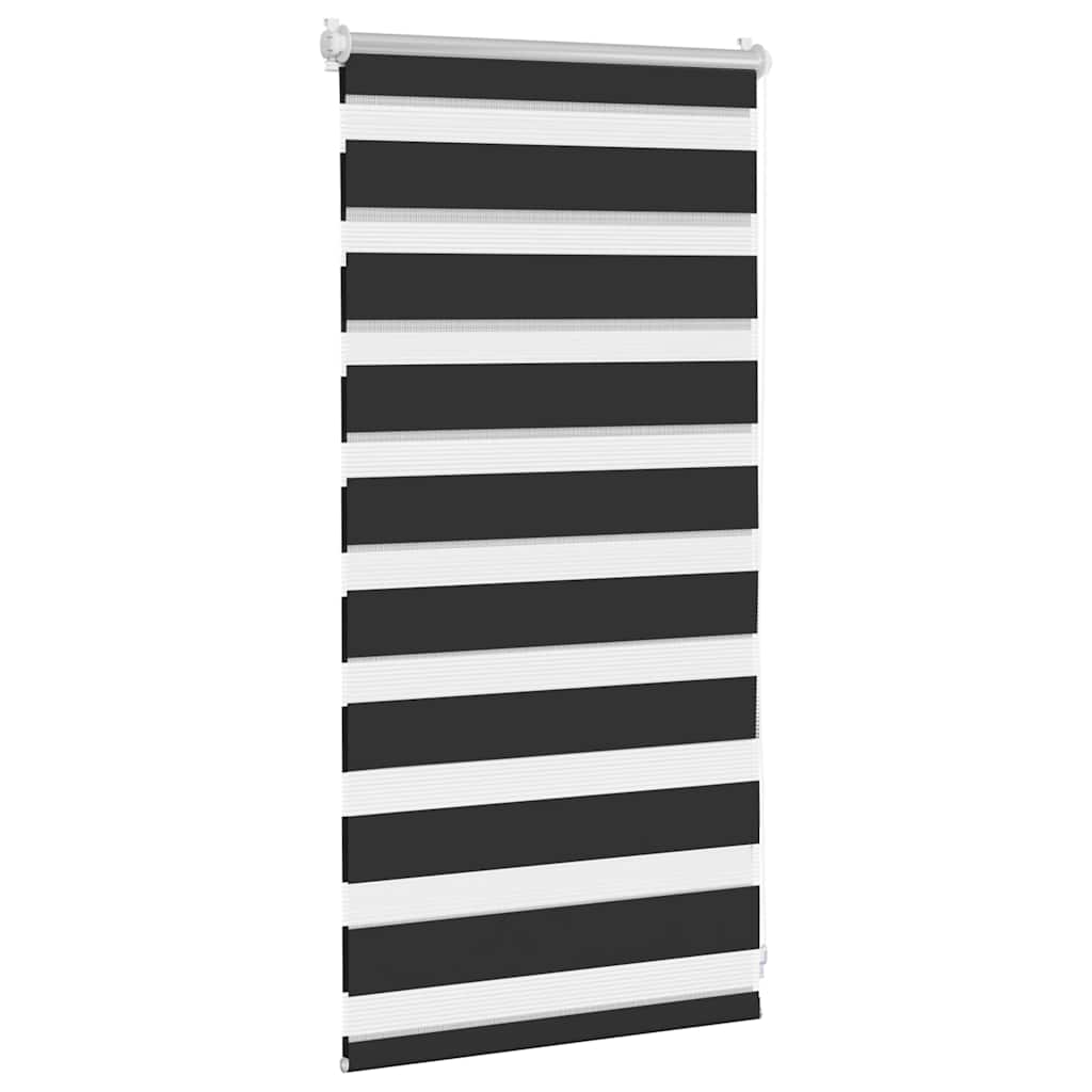 Zebra rolgordijn 40,9 x 100 cm stofbreedte 36,7 cm zwart is nu te koop bij PeponiXL, paradijselijk wonen!