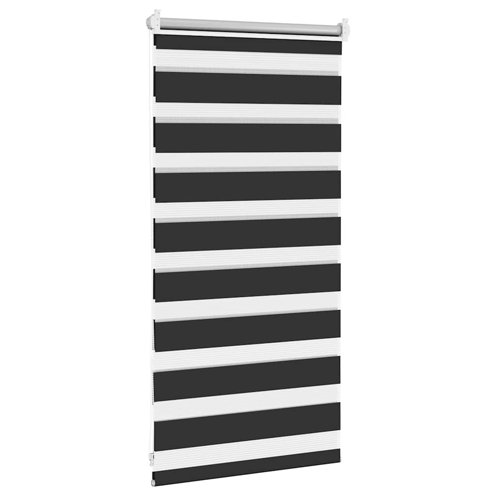 Zebra rolgordijn 40,9 x 100 cm stofbreedte 36,7 cm zwart is nu te koop bij PeponiXL, paradijselijk wonen!