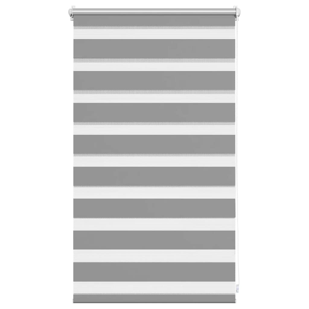 Zebra rolgordijn 50,9x100 cm stofbreedte 46,7 cm grijs is nu te koop bij PeponiXL, paradijselijk wonen!