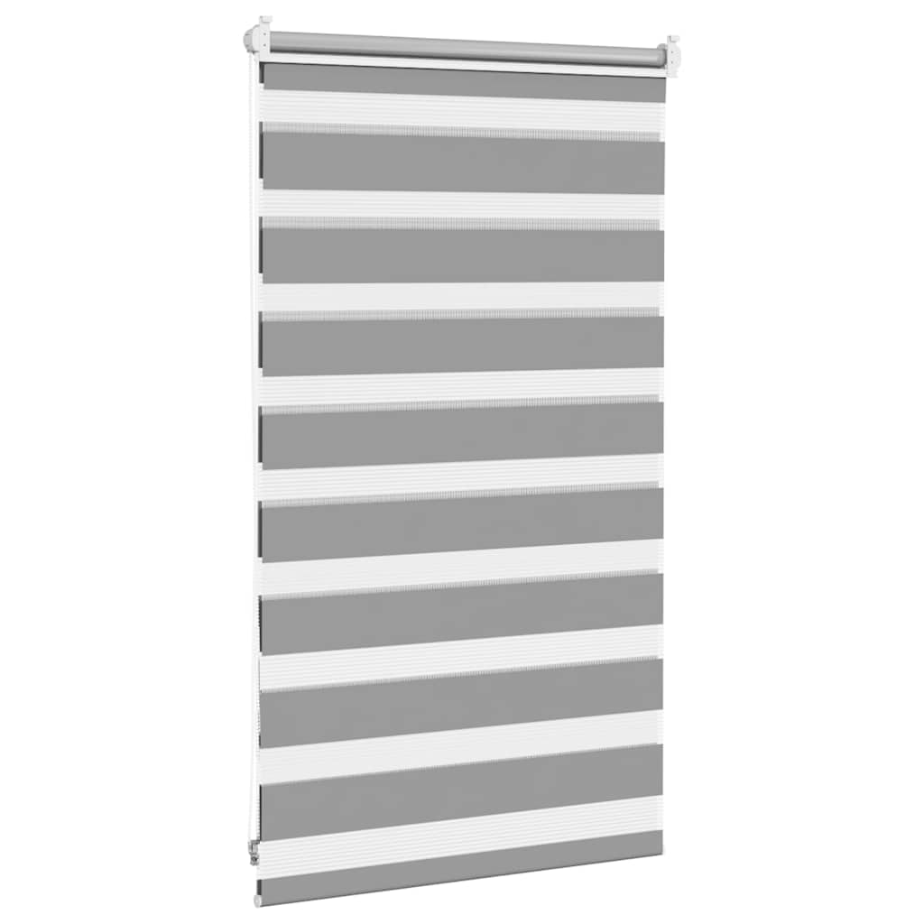 Zebra rolgordijn 50,9x100 cm stofbreedte 46,7 cm grijs is nu te koop bij PeponiXL, paradijselijk wonen!