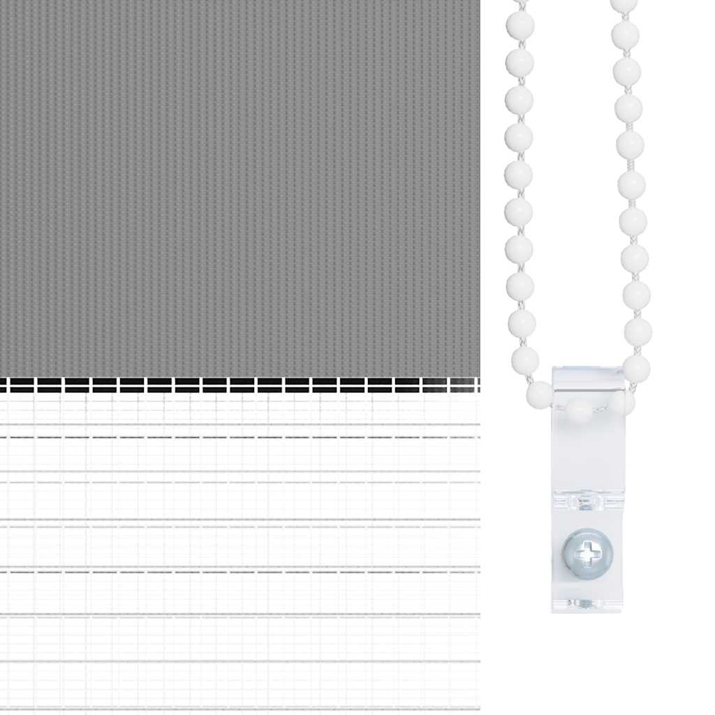 Zebra rolgordijn 50,9x100 cm stofbreedte 46,7 cm grijs is nu te koop bij PeponiXL, paradijselijk wonen!