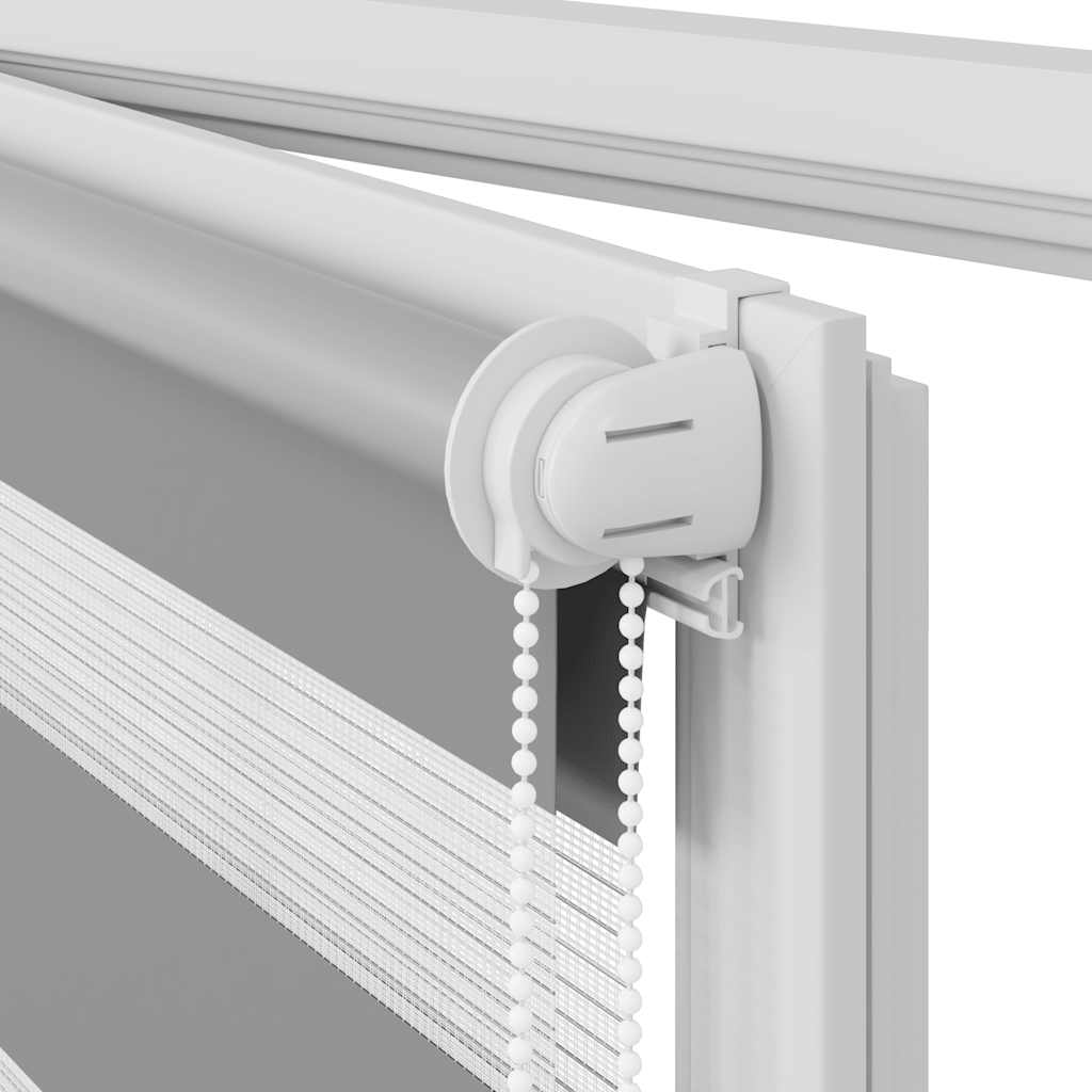 Zebra rolgordijn 50,9x100 cm stofbreedte 46,7 cm grijs is nu te koop bij PeponiXL, paradijselijk wonen!