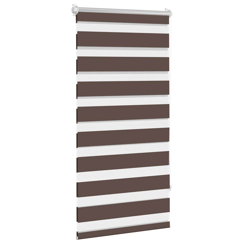 Zebra rolgordijn 60,9 x 120 cm stofbreedte 56,7 cm koffiebruin is nu te koop bij PeponiXL, paradijselijk wonen!