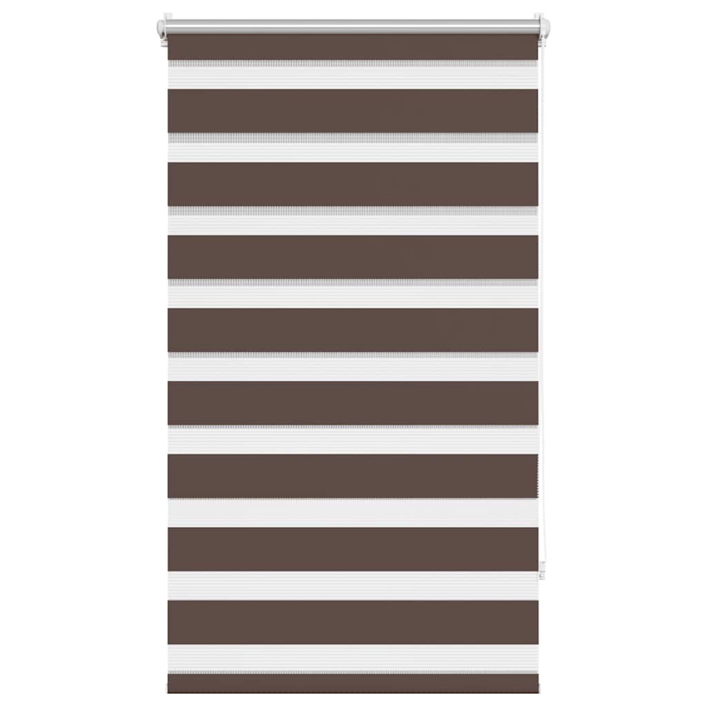 Zebra rolgordijn 70,9 x 120 cm stofbreedte 66,7 cm koffiebruin is nu te koop bij PeponiXL, paradijselijk wonen!