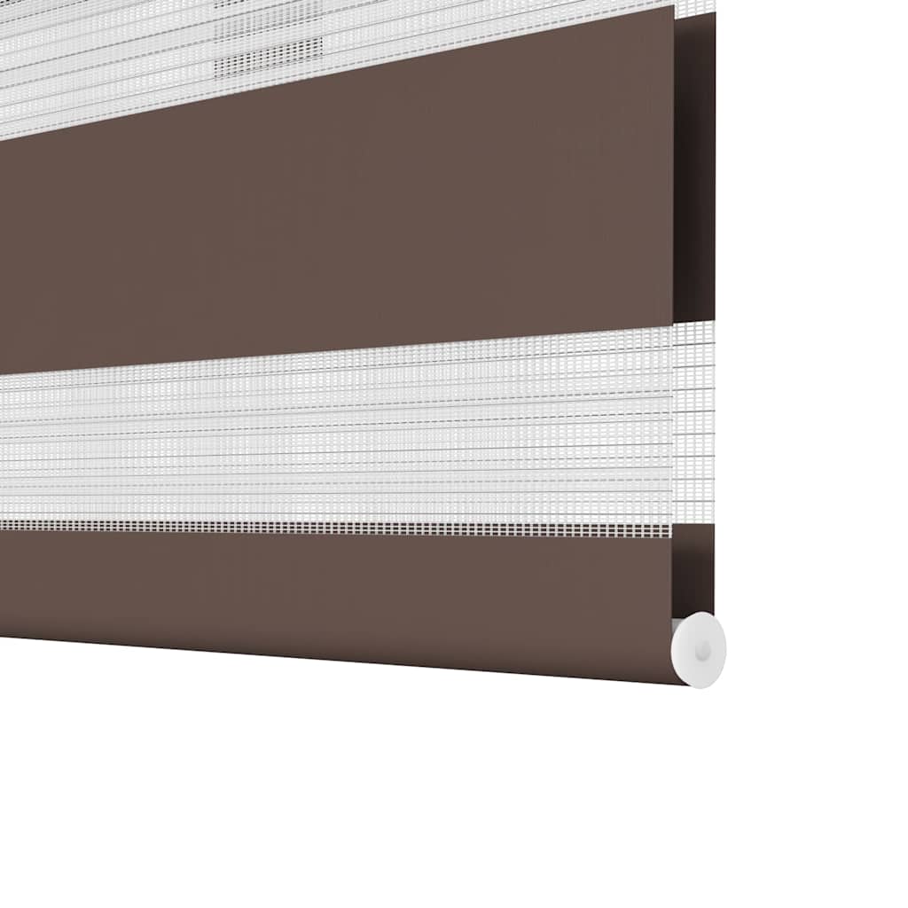 Zebra rolgordijn 70,9 x 120 cm stofbreedte 66,7 cm koffiebruin is nu te koop bij PeponiXL, paradijselijk wonen!