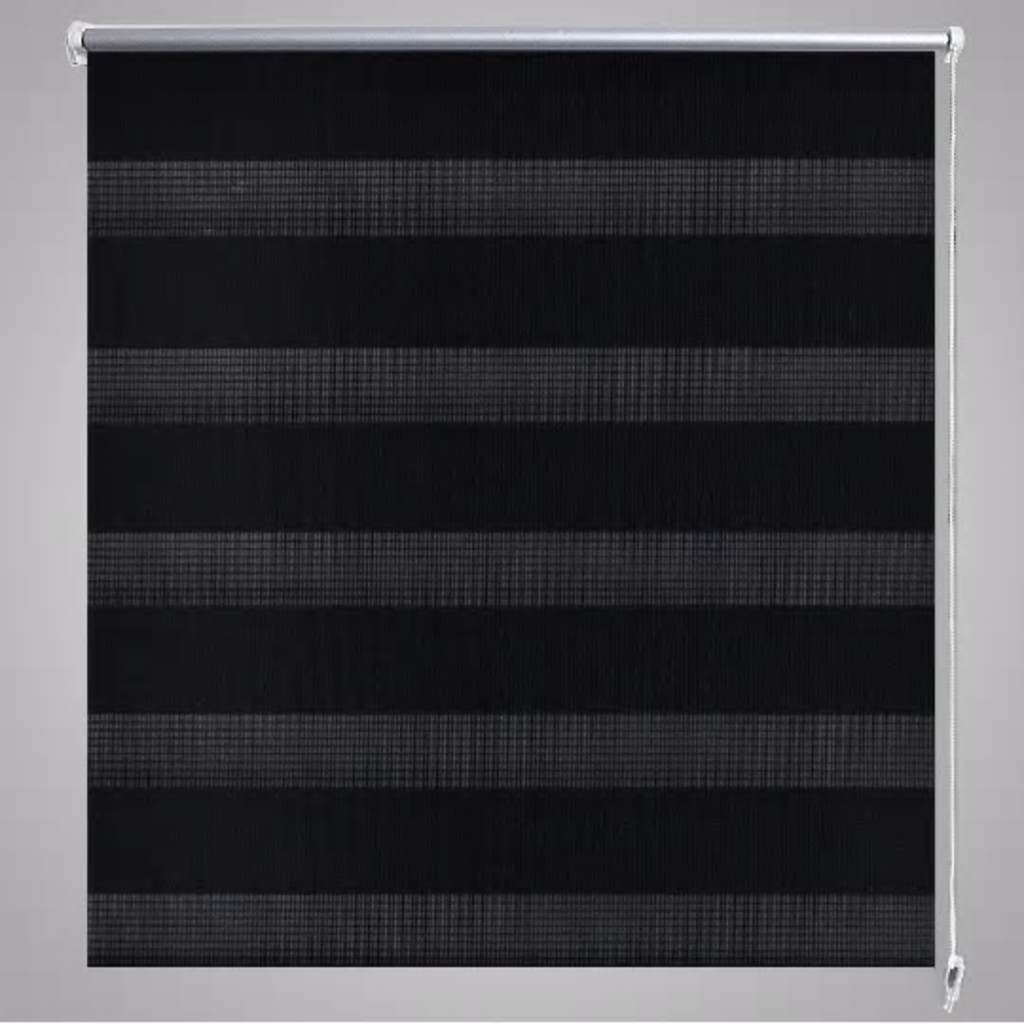Zebra rolgordijn 80,9 x 150 cm stofbreedte 76,7 cm zwart is nu te koop bij PeponiXL, paradijselijk wonen!