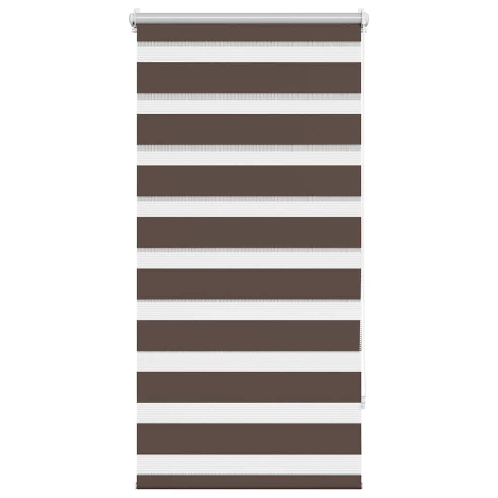 Zebra rolgordijn 80,9 x 150 cm stofbreedte 76,7 cm koffiebruin is nu te koop bij PeponiXL, paradijselijk wonen!