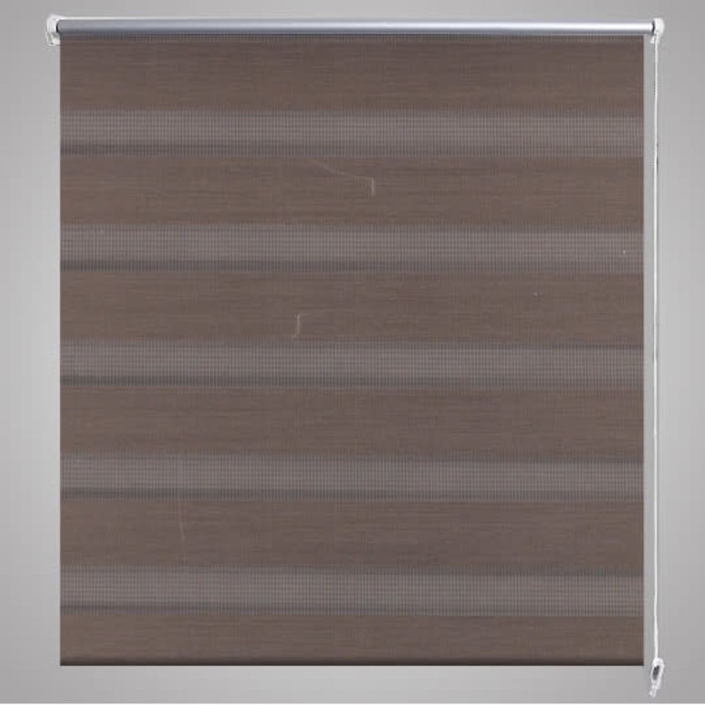 Zebra rolgordijn 80,9 x 150 cm stofbreedte 76,7 cm koffiebruin is nu te koop bij PeponiXL, paradijselijk wonen!