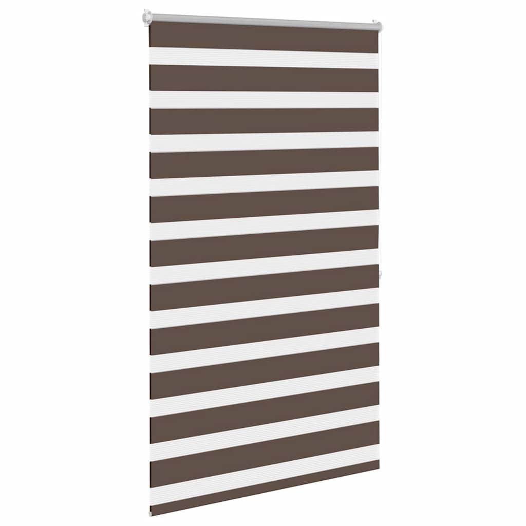 Zebra rolgordijn 80,9 x 175 cm stofbreedte 76,7 cm koffiebruin is nu te koop bij PeponiXL, paradijselijk wonen!