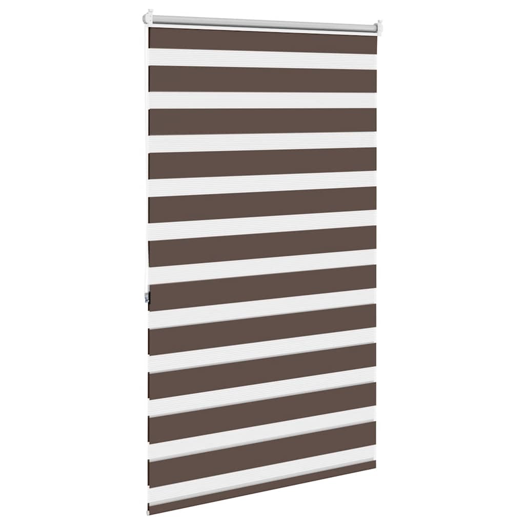 Zebra rolgordijn 80,9 x 175 cm stofbreedte 76,7 cm koffiebruin is nu te koop bij PeponiXL, paradijselijk wonen!