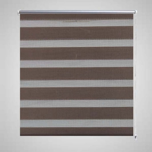 Zebra rolgordijn 80,9 x 175 cm stofbreedte 76,7 cm koffiebruin is nu te koop bij PeponiXL, paradijselijk wonen!