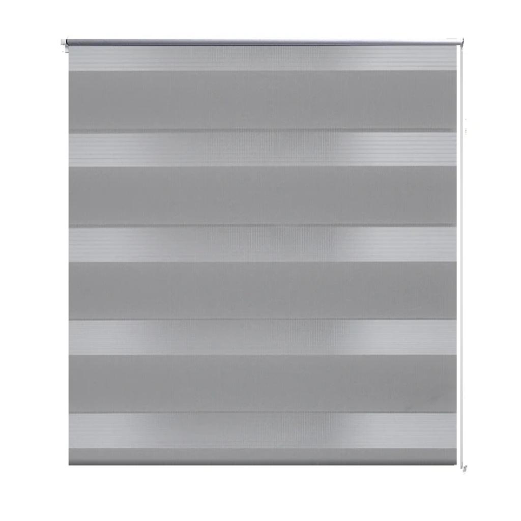 Zebra rolgordijn 90,9 x 150 cm stofbreedte 86,7 cm grijs is nu te koop bij PeponiXL, paradijselijk wonen!
