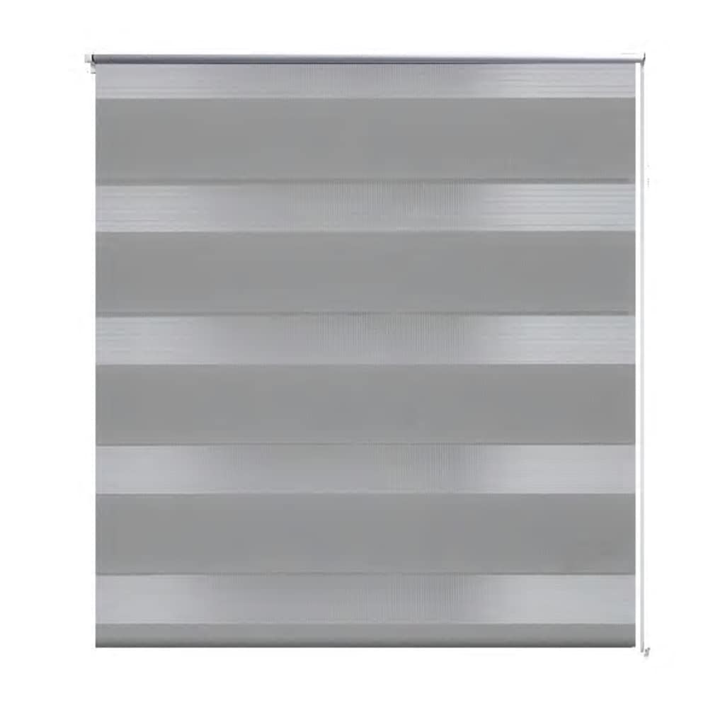 Zebra rolgordijn 100,9 x 175 cm stofbreedte 96,7 cm grijs is nu te koop bij PeponiXL, paradijselijk wonen!