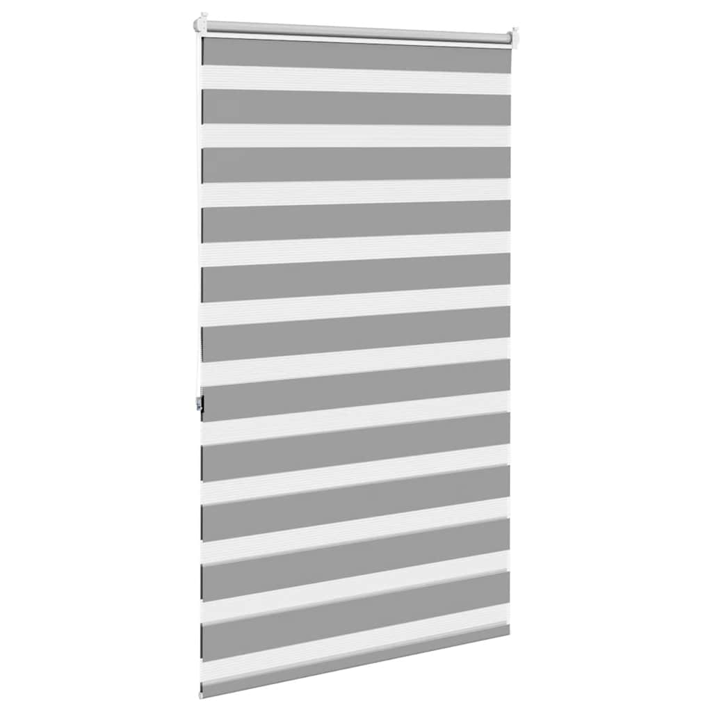 Zebra rolgordijn 100,9 x 175 cm stofbreedte 96,7 cm grijs is nu te koop bij PeponiXL, paradijselijk wonen!