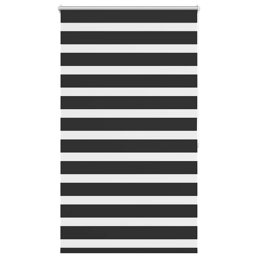 Zebra rolgordijn 100,9 x 175 cm stofbreedte 96,7 cm zwart is nu te koop bij PeponiXL, paradijselijk wonen!