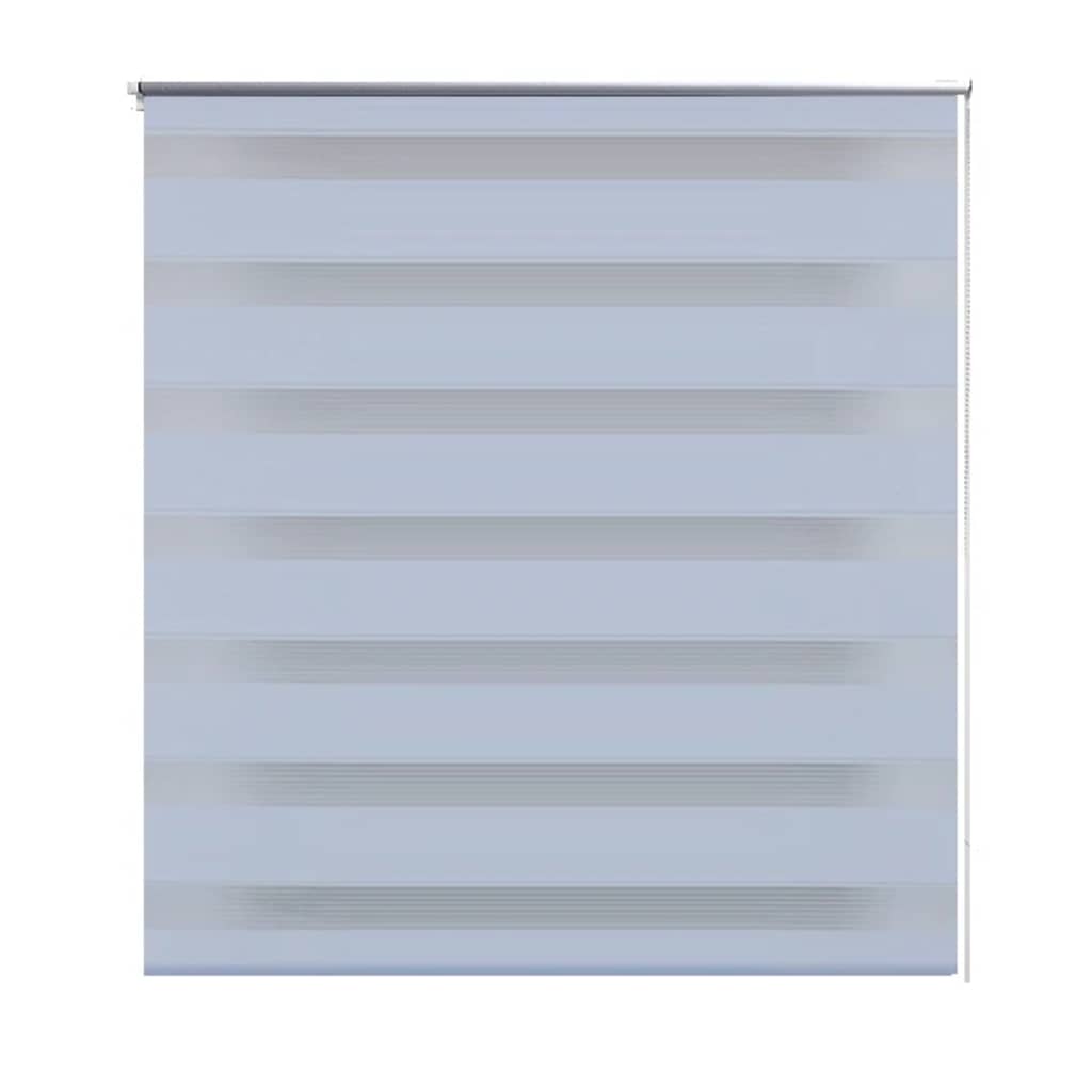 Zebra rolgordijn 120,9 x 175 cm stofbreedte 116,7 cm wit is nu te koop bij PeponiXL, paradijselijk wonen!