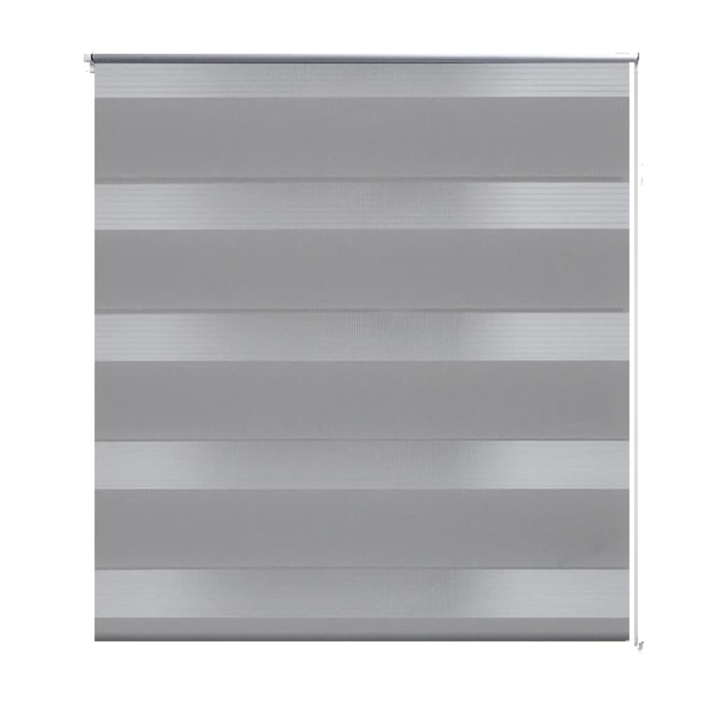 Zebra rolgordijn 120,9 x 175 cm stofbreedte 116,7 cm grijs is nu te koop bij PeponiXL, paradijselijk wonen!