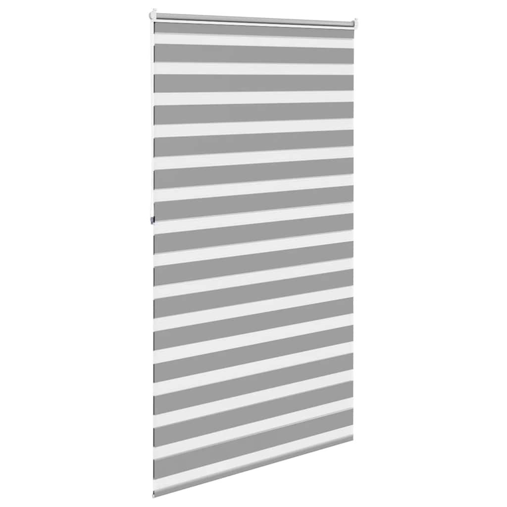 Zebra rolgordijn 120,9 x 230 cm stofbreedte 116,7 cm grijs is nu te koop bij PeponiXL, paradijselijk wonen!