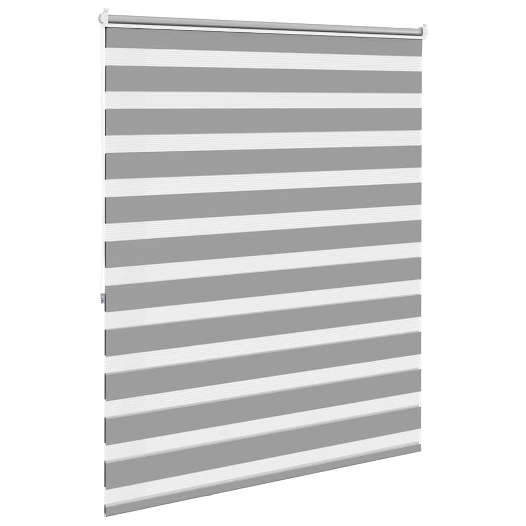 Zebra rolgordijn 140,9 x 175 cm stofbreedte 136,7 cm grijs is nu te koop bij PeponiXL, paradijselijk wonen!