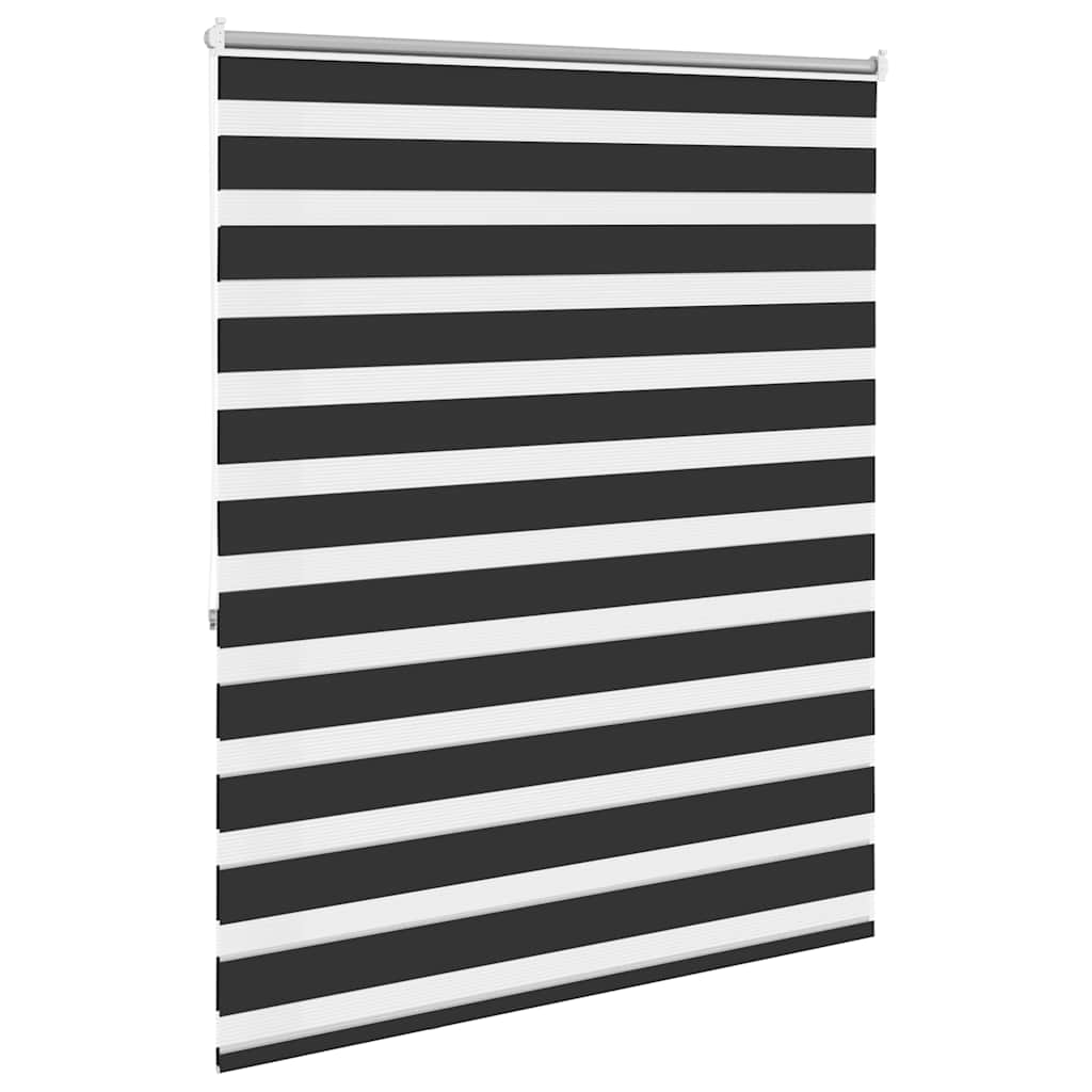 Zebra rolgordijn 140,9 x 175 cm stofbreedte 136,7 cm zwart is nu te koop bij PeponiXL, paradijselijk wonen!
