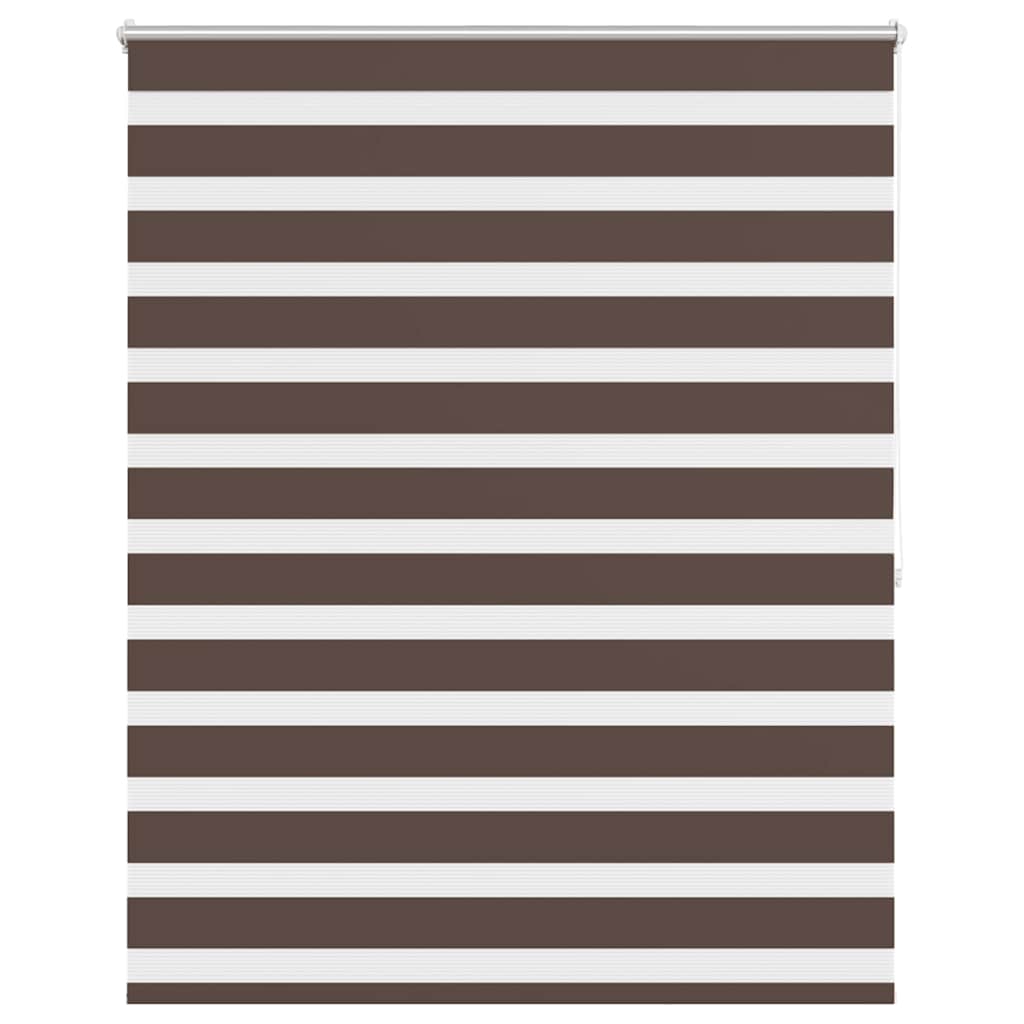 Zebra rolgordijn 140,9 x 175 cm stofbreedte 136,7 cm koffiebruin is nu te koop bij PeponiXL, paradijselijk wonen!
