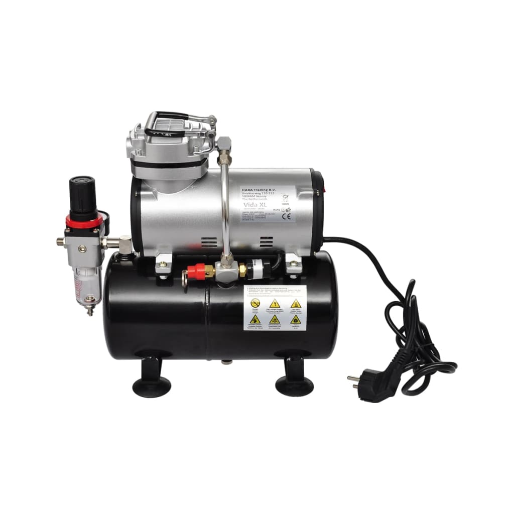 Airbrush Compressorset met 2 pistolen is nu te koop bij PeponiXL, paradijselijk wonen!