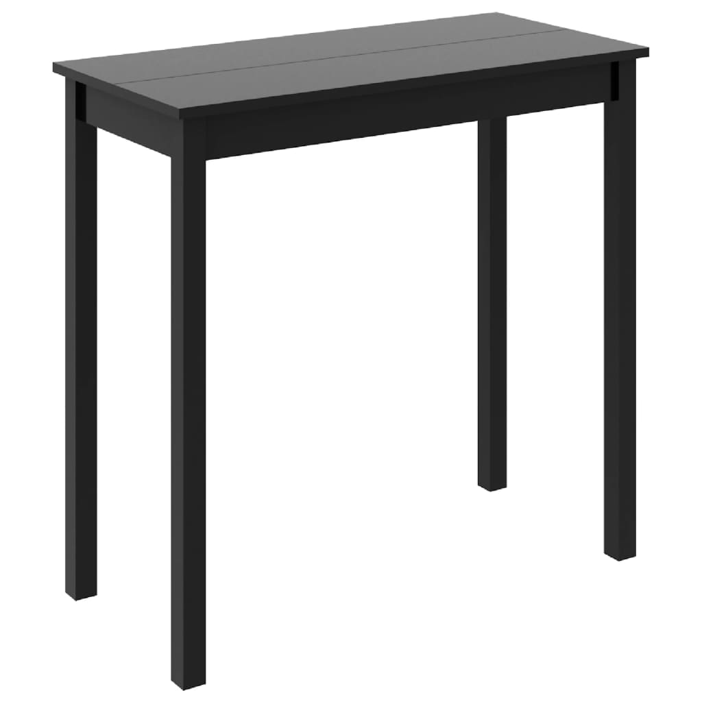 Bartafel 115x55x107 cm MDF zwart is nu te koop bij PeponiXL, paradijselijk wonen!