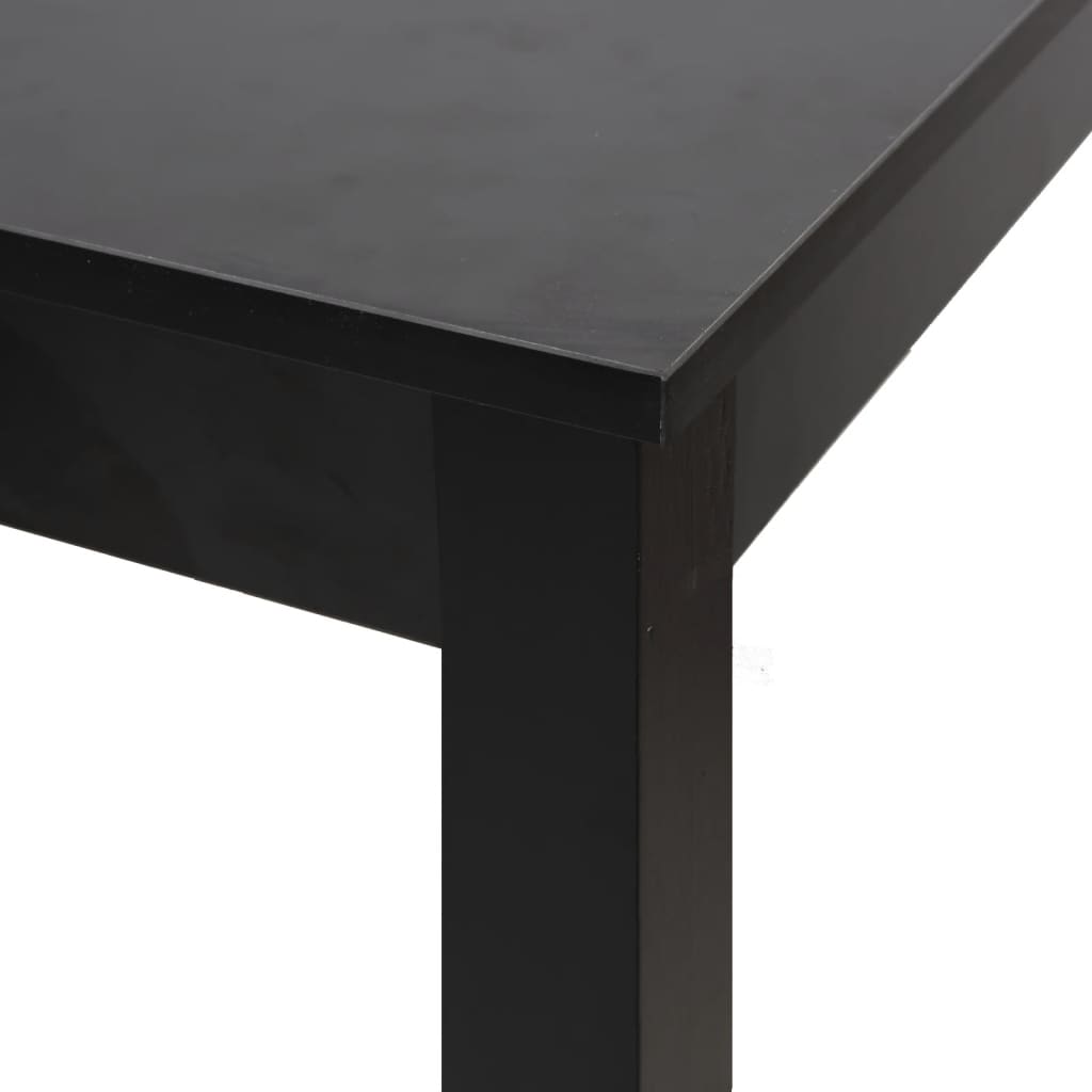Bartafel 115x55x107 cm MDF zwart is nu te koop bij PeponiXL, paradijselijk wonen!