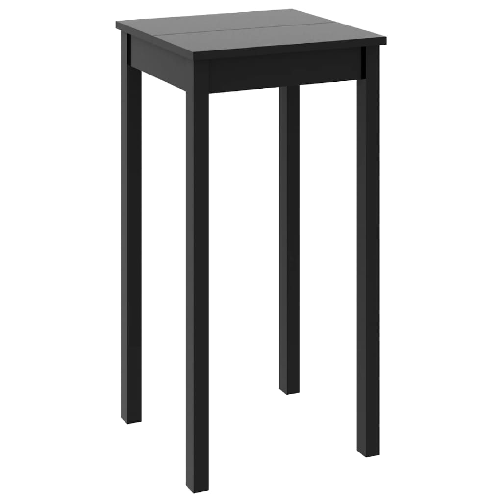 Bartafel 55x55x107 cm MDF zwart is nu te koop bij PeponiXL, paradijselijk wonen!