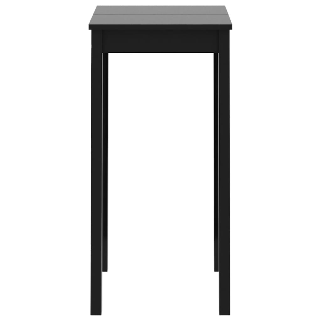 Bartafel 55x55x107 cm MDF zwart is nu te koop bij PeponiXL, paradijselijk wonen!