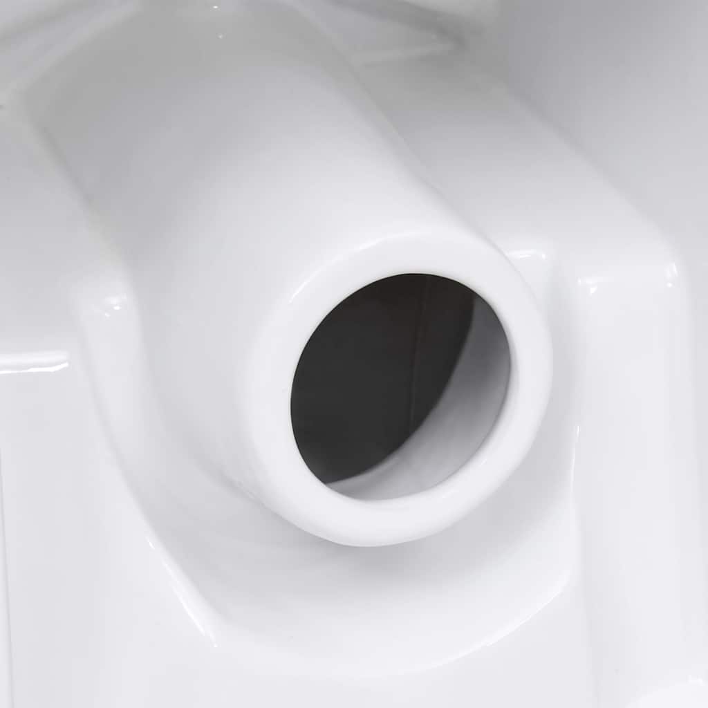 Toilet met afvoer achter keramiek wit is nu te koop bij PeponiXL, paradijselijk wonen!