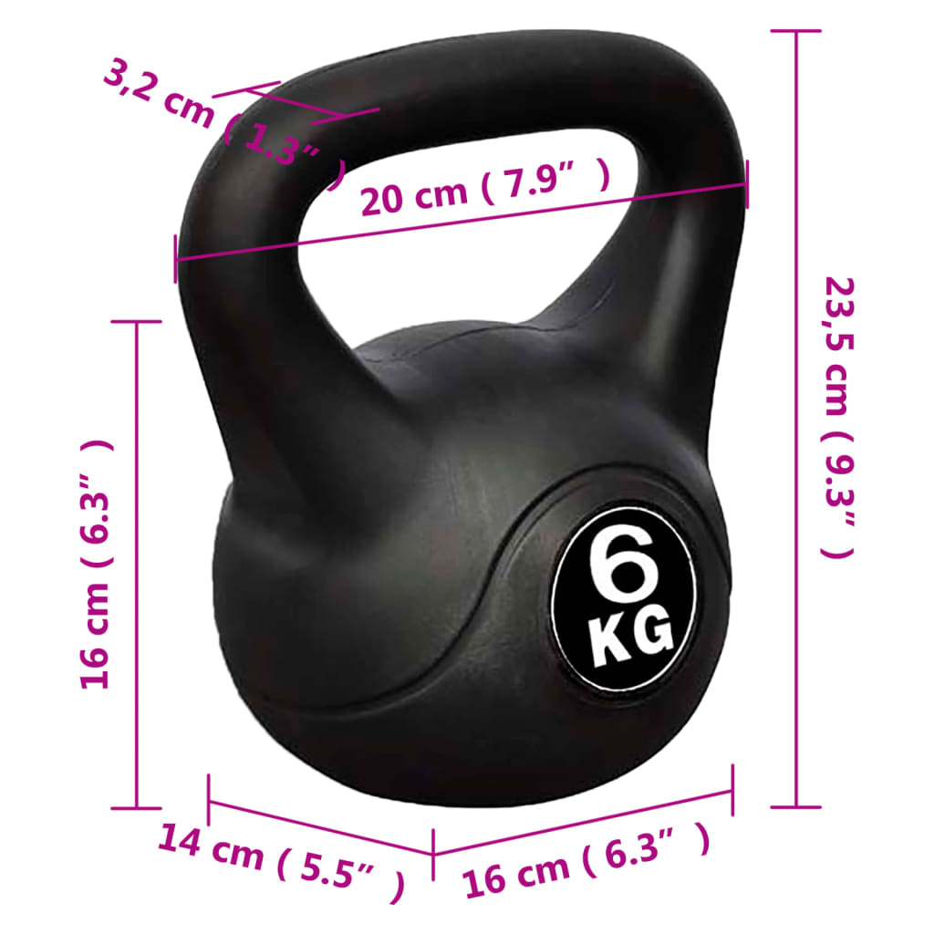 Kettlebell 6 kg is nu te koop bij PeponiXL, paradijselijk wonen!