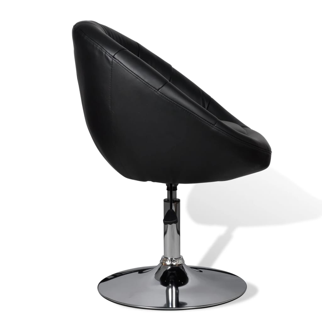 Barstoelen 2 st kunstleer zwart is nu te koop bij PeponiXL, paradijselijk wonen!
