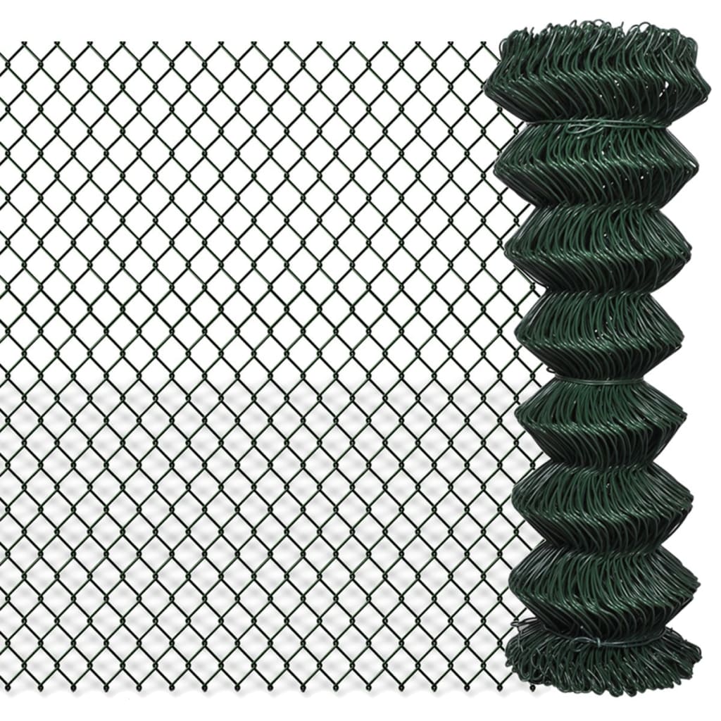 Gaashek 1,25x15 m staal groen is nu te koop bij PeponiXL, paradijselijk wonen!