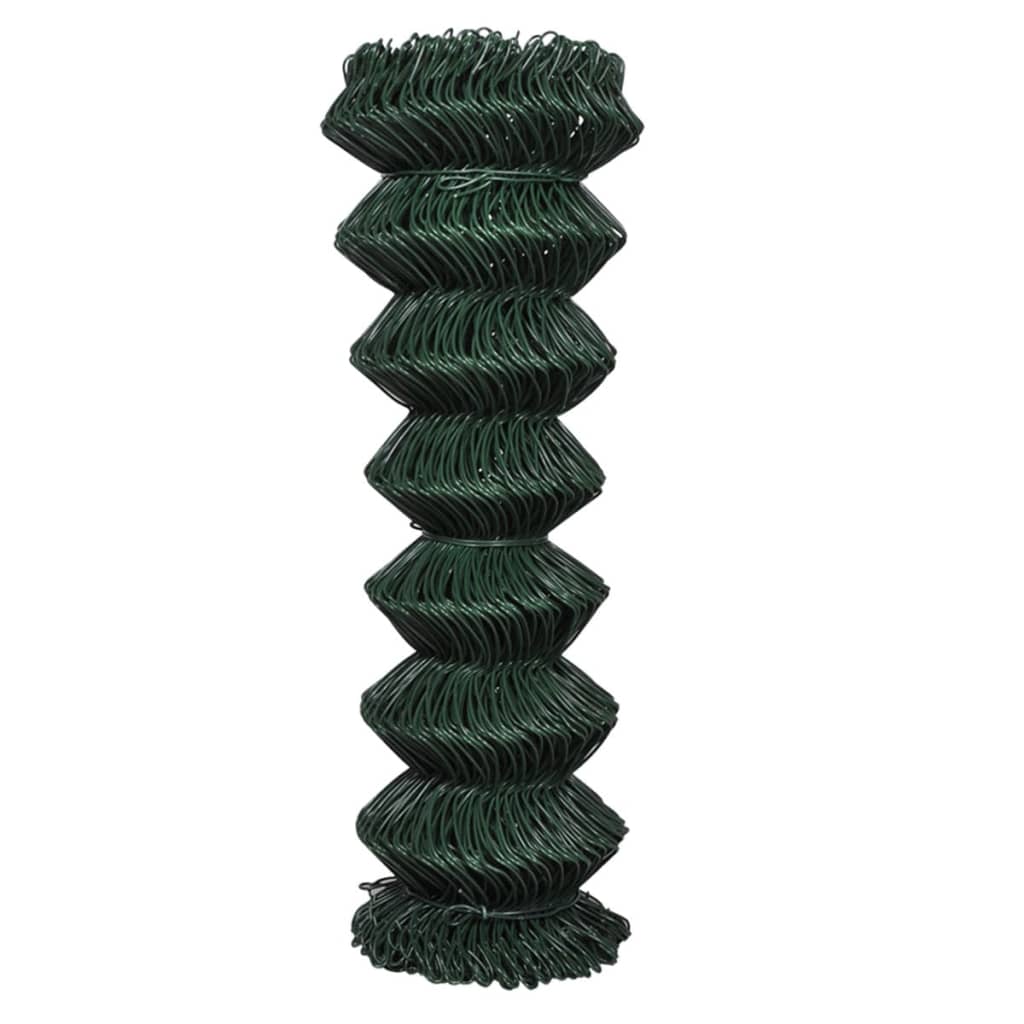 Gaashek 1,25x15 m staal groen is nu te koop bij PeponiXL, paradijselijk wonen!