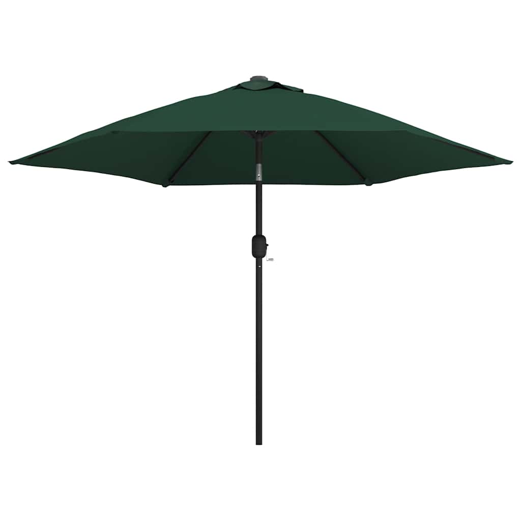 Parasol met stalen paal 3 m groen is nu te koop bij PeponiXL, paradijselijk wonen!