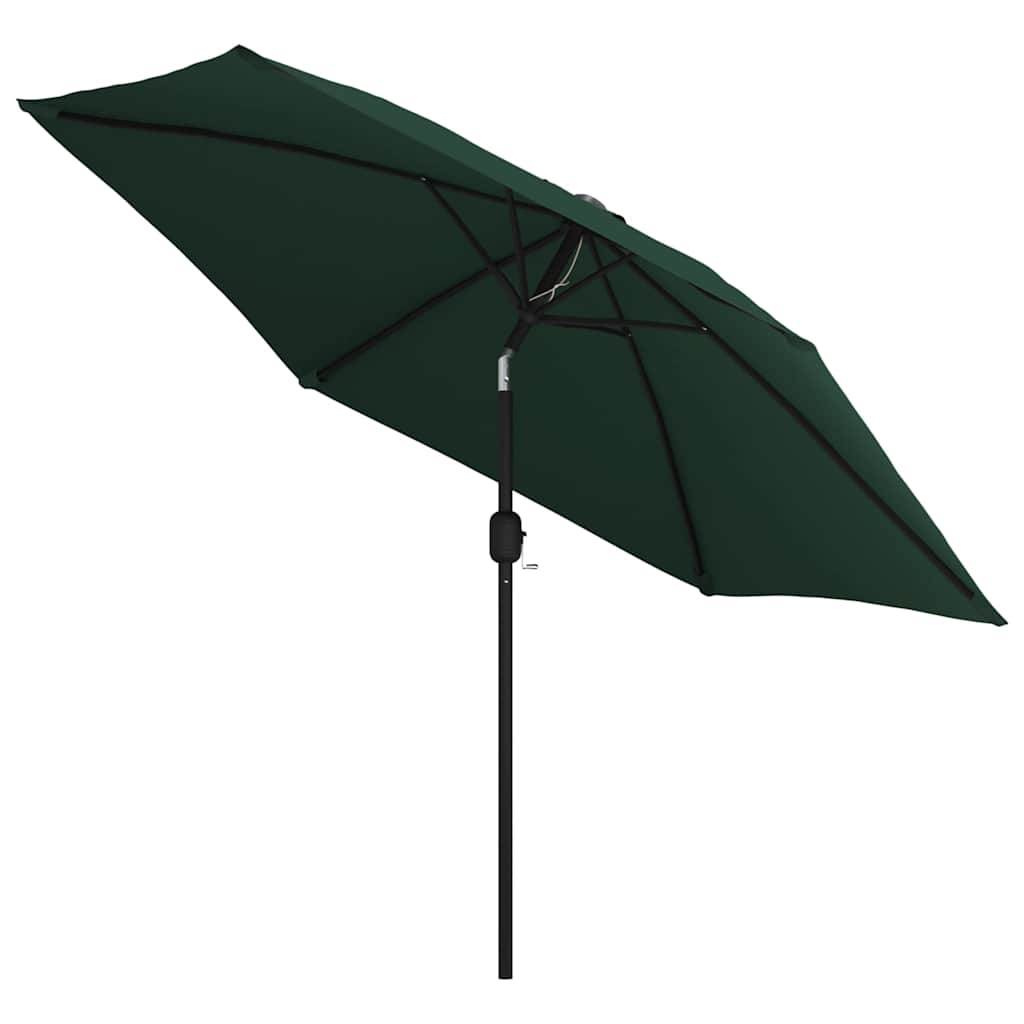 Parasol met stalen paal 3 m groen is nu te koop bij PeponiXL, paradijselijk wonen!