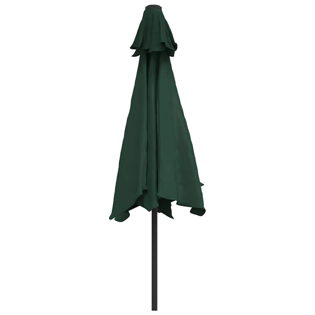 Parasol met stalen paal 3 m groen is nu te koop bij PeponiXL, paradijselijk wonen!