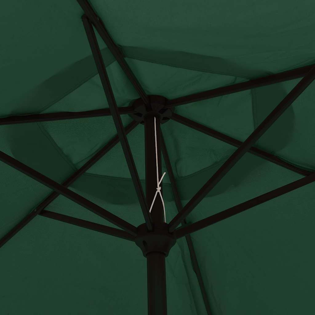 Parasol met stalen paal 3 m groen is nu te koop bij PeponiXL, paradijselijk wonen!
