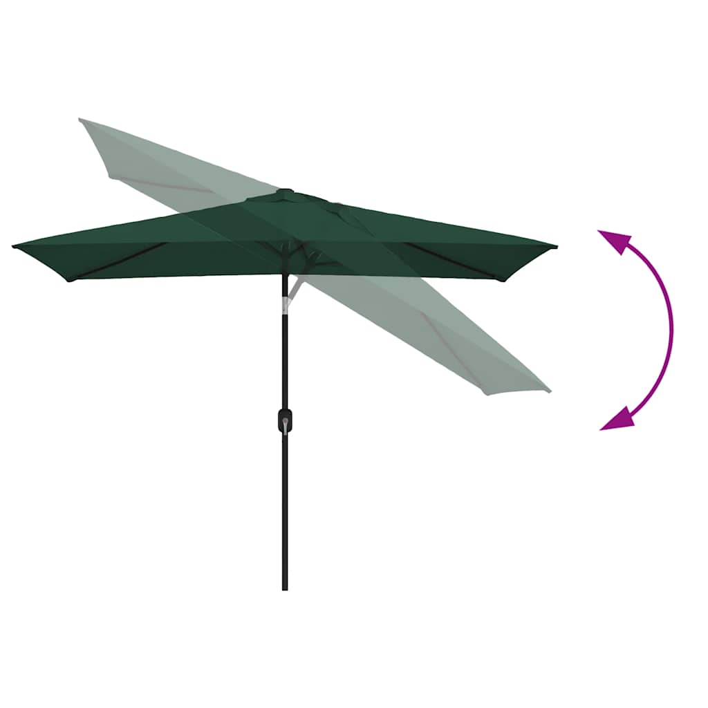 Parasol rechthoekig 200x300 cm groen is nu te koop bij PeponiXL, paradijselijk wonen!