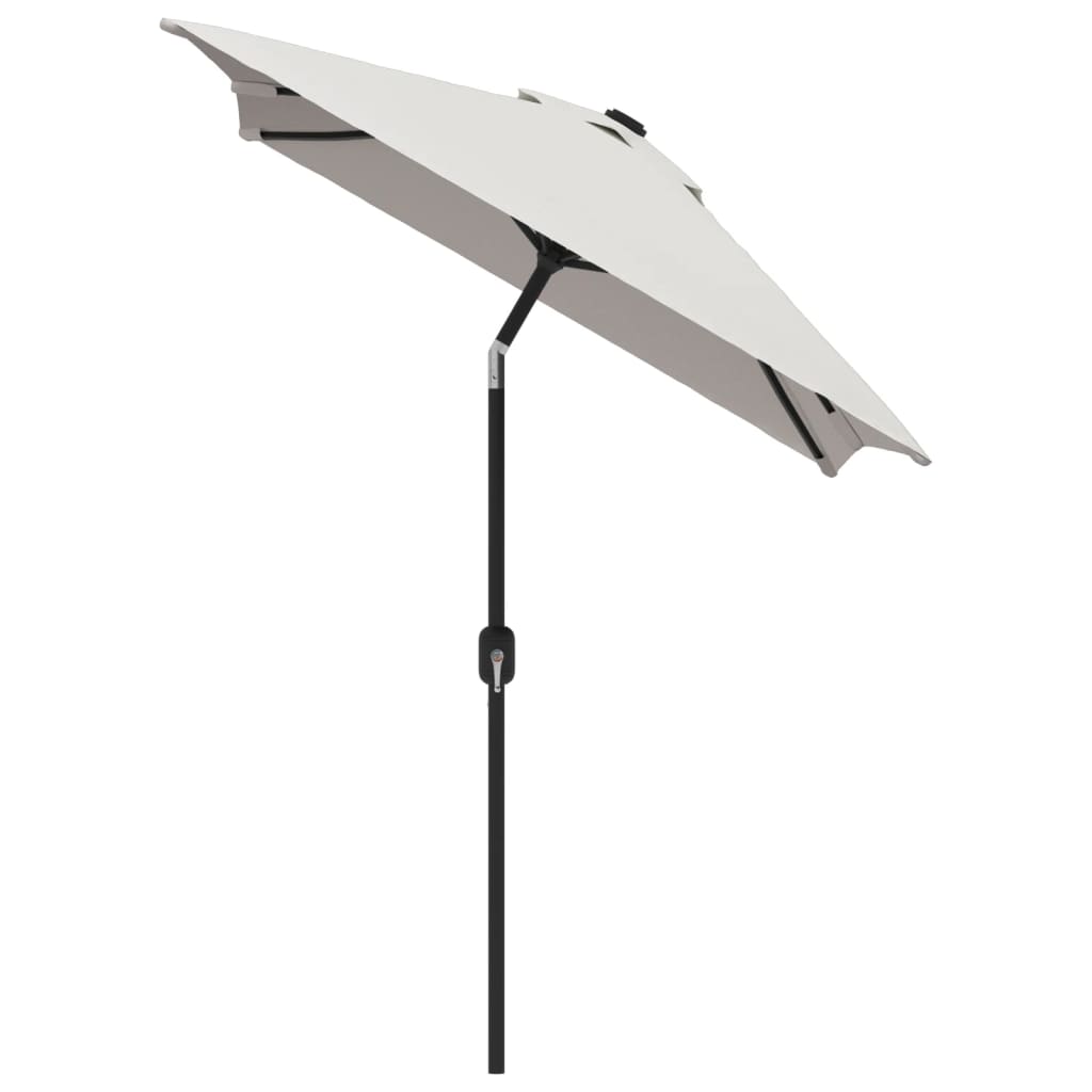 Parasol vierhoekig zandwit 200 x 300 cm is nu te koop bij PeponiXL, paradijselijk wonen!