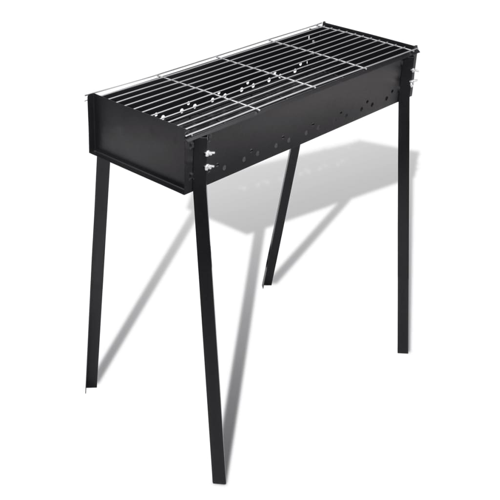 Houtskoolbarbecue staand vierkant 75x28 cm is nu te koop bij PeponiXL, paradijselijk wonen!