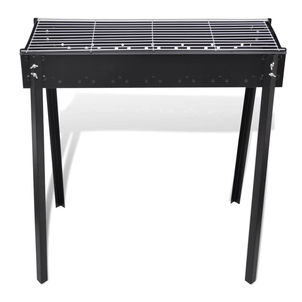 Houtskoolbarbecue staand vierkant 75x28 cm is nu te koop bij PeponiXL, paradijselijk wonen!
