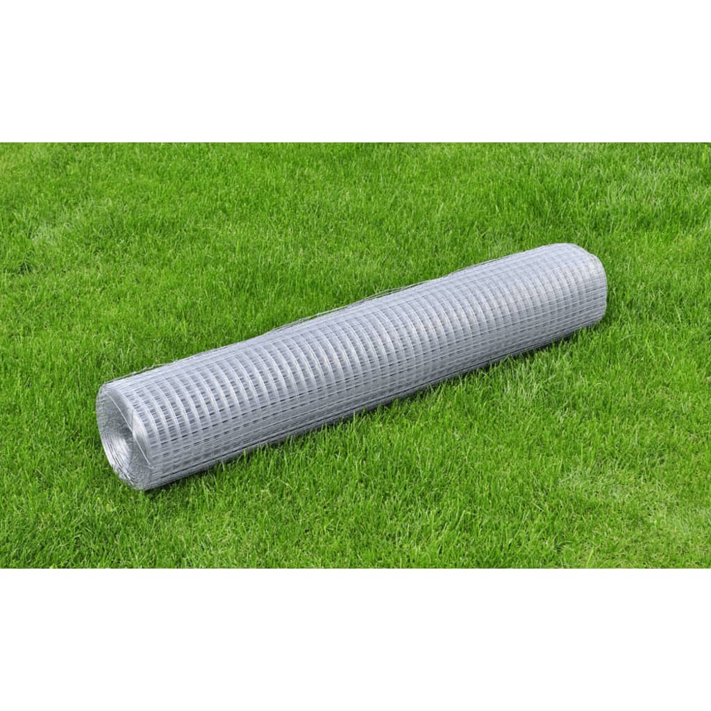 Kippengaas 25x1 m gegalvaniseerd staal zilverkleurig is nu te koop bij PeponiXL, paradijselijk wonen!