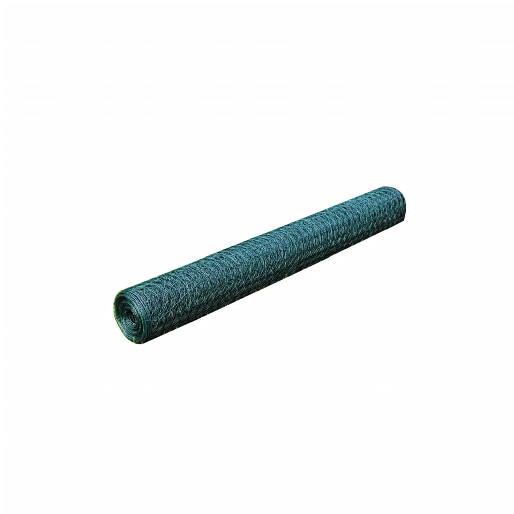 Kippengaas 25x0,5 m met PVC coating groen is nu te koop bij PeponiXL, paradijselijk wonen!